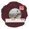 Dark Red Suede Mat Board for 12x12 Frames - Circle Opening for 8x8 Photos